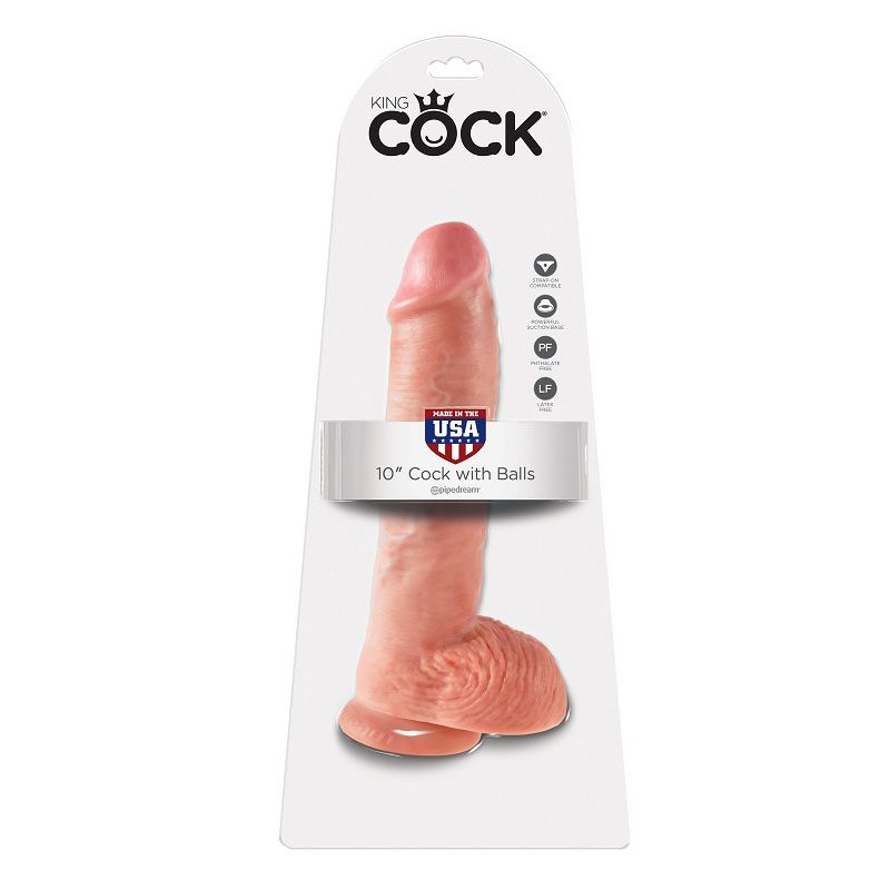 King Cock - 10 Chair De Gode Avec Boules 26.5 Cm